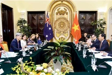 Grâce au maintien des échanges de délégations et des contacts de haut niveau, les relations politiques entre le Vietnam et l'Australie se sont resserrées et fiabilisées. Photo : NDEL.