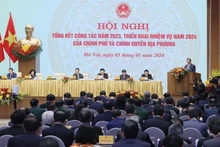 Vue de la conférence, à Hanoi, le 5 janvier. Photo: VNA