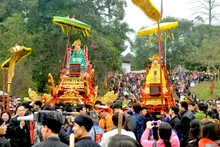 La Fête du temple de Dông Cuong. Photo : VGP.