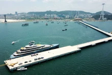 Vue aérienne du port de croisière international de Ha Long, à Quang Ninh. Photo : CVN.