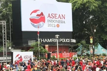 Affiche pour promouvoir l'Année de la présidence indonésienne de l'ASEAN 2023. Photo: VNA