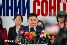 Luvsannamsrain Oyun-Erdene, président du Parti du peuple mongol. Photo : Aaljazeera/VNA
