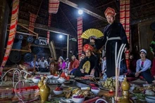 Mo Muong est un patrimoine culturel unique des Muong. Photo: VNA
