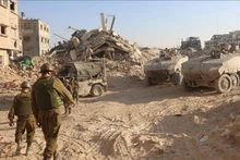 Des soldats israéliens déployés à Rafah, dans la bande de Gaza. Photo d'archives : THX/VNA.