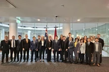 Le dialogue a réuni une large délégation du Vietnam et de l'Australie, y compris la Commission australienne des droits de l'homme. Photo : VOV.