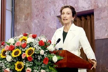 Audrey Azoulay, Directrice générale de l'UNESCO, s'exprime à la célébration. Photo : VNA.