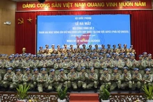 Les membres de léquipe du génie n°2. Photo : qdnd.vn