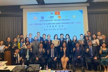 Forum Vietnam - République de Corée pour la coopération entre localités et la promotion du commerce, à Séoul, le 29 mai. Photo : baoquocte.vn