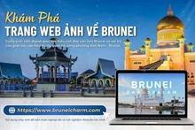 Le site web dédié à la promotion de Brunei, accessible à l’adresse Bruneicharm.com. Photo : VNA.