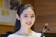 La violoniste vietnamienne Hoàng Hô Khanh Vân. Photo : VNA.