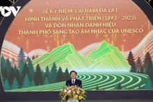 Le Vice-Premier ministre Lê Minh Khai lors de la cérémonie. Photo: VOV