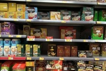 Des produits vietnamiens en vente dans le supermarché Wellcome, à Hong Kong. Photo : VNA.