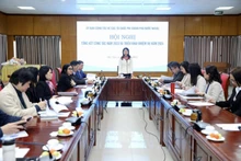 Conférence sur le bilan des travaux des organisations non gouvernementales en 2023 et ses orientations et ses tâches pour 2024. Photo : thoidai.com.vn