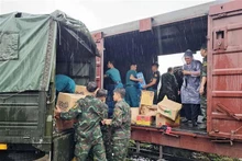 Le Canada a fait don de 560.000 dollars canadiens au Vietnam pour aider les personnes touchées par les inondations et les glissements de terrain après le typhon Yagi. Photo : VNA.