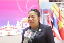 La vice-présidente de l’Assemblée nationale laotienne, Sounthone Xayachak. Photo : VNA.