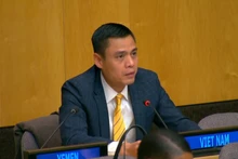 Dang Hoàng Giang, chef de la mission permanente du Vietnam auprès de l’ONU. Photo : VOV. 