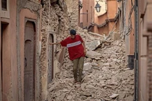 Le séisme de magnitude 6,8 au Maroc. Photo : AFP/VNA