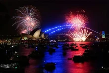 L'Opéra de Sydney lors des feux d'artifice du 31 décembre 2022. Photo: Reuters