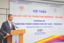 Atelier sur la promotion commerciale entre le Vietnam et l’Indonésie tenu le 15 septembre à Hô Chi Minh-Ville. Photo : congthuong.vn
