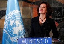 La directrice générale de l'UNESCO, Audrey Azoulay. Photo : AP.