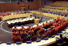 Célébration de la Journée du Vesak des Nations Unies au siège de l'ONU à New York le 14 mai (heure locale). Photo : VNA