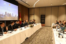 Le 1er dialogue ministériel sur le commerce Vietnam-Australie entre le ministre de l’Industrie et du Commerce. Photo : baodautu.vn