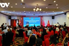 Programme « Rencontre d’amitié des entreprises Vietnam-Chine » récemment organisé à Hanoi par le Conseil des affaires Vietnam-Chine (VCBC). Photo : VOV