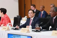 Le Premier ministre vietnamien, Pham Minh Chinh, lors de la 2e session du Sommet du G7 élargi à Hiroshima, au Japon. Photo : VNA.