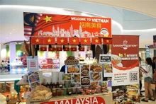 Un stand présentant les plats pho de l'entreprise Sai Gon Station. Photo : VNA.