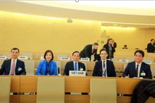 Le Vice-Premier ministre Trân Luu Quang à la tête d'une délégation vietnamienne lors la 52e session du Conseil des Droits de l'homme des Nations Unies à Genève. Photo : VNA.
