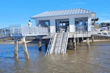 La passerelle effondrée. Source : X.