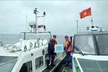 Le Vietnam et la Chine mènent une patrouille conjointe dans le Nord du golfe du Tonkin. Photo : VNA.