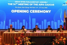 La 14e réunion du Groupe consultatif de l’Assemblée interparlementaire de l’ASEAN à Kiên Giang. Photo : VNA