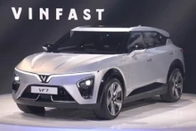 Un modèle de voiture électrique intelligente du segment C - VF 7 de Vinfast. Photo : Vinfafast.