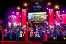 Cérémonie d’ouverture de l’Année nationale du tourisme 2023 à Binh Thuân. Photo : NDEL