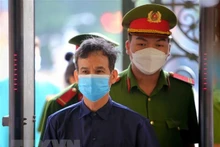 Tran Van Bang lors du procès. Photo: VNA