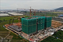 Projet de logements sociaux Evergreen à Bac Giang (au Nord du Vietnam). Photo d'archives : VNA.