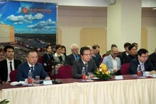 L'atelier sur le potentiel de la voie ferrée Vietnam - Chine - Russie. Photo : VNA.