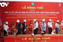 L'Inauguration du projet. Photo : VOV