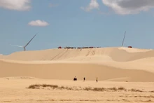 Les dunes de sable à Bàu Trang à Mui Né, province de Binh Thuân (au Centre du Vietnam). Photo : VNA.