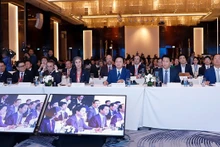 Le vice-Premier ministre Trân Hông Ha assiste au Forum sur l'économie circulaire vietnamien de 2023 : élaboration d'un Plan d'action national pour mettre en œuvre l'économie circulaire. Photo : baotainguyenmoitruong.vn