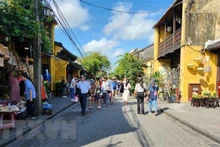 La charmante cité de Hôi An au bord de la rivière Thu Bôn est l’une des rares villes anciennes d’Asie du Sud-Est dont l’architecture est restée quasi-intacte. Photo : VNA