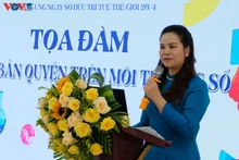 Pham Thi Kim Oanh, directrice adjointe du Département du Droit d’auteur. Photo : Thanh Long/VOV.