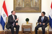 Julio César Arriola et Duong Quôc Thanh. Photo : BQT