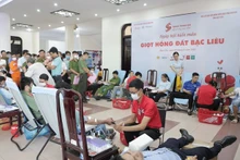 1.500 unités de sang ont été collectées lors de l'Itinéraire Rouge à Bac Liêu. Photo: baotintuc.vn