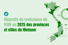 Objectifs de croissance du PIBR en 2025 des provinces et villes du Vietnam