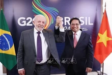 Le Premier ministre vietnamien Pham Minh Chinh et le président brésilien Luiz Inácio Lula da Silva. Photo : VNA.