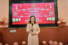 Dr. Nguyen Thi Lan, présidente de l'Association des Vietnamiens de Chongqing-Sichuan et présidente de la Chambre de commerce des entreprises Vietnam-Chine. Photo: NVCC