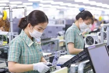 Travailleuses d’une zone industrielle de la province de Bac Ninh. Photo : VOV
