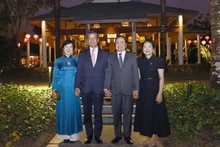 Le président de l’Assemblée nationale, Trân Thanh Mân (2e, à partir de la droite) recevant l’ambassadeur du Japon au Vietnam, Ito Naoki, à Cân Tho, le 20 janvier. Photo: VNA